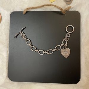 ‼️3 for 10‼️ Juicy Couture Silver Tone Charm Bracelet